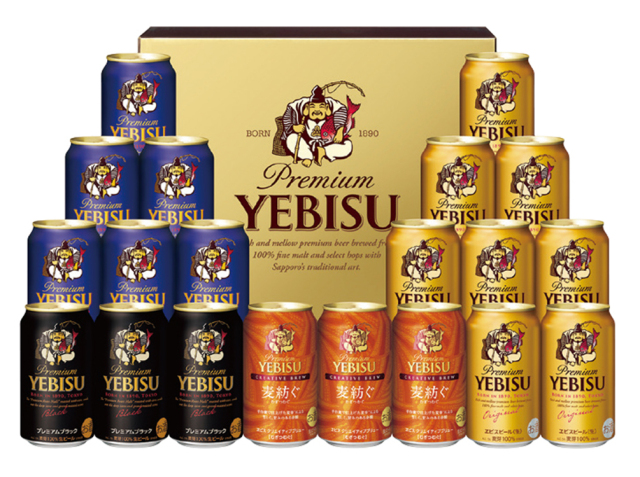 サッポロビール　ヱビス４種の味わいセット　ＹＥＦ５ＤＴ　【２９３】