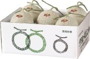 【早期割引商品】夕張メロン　優品　５玉入（１玉／約１．６ｋｇ）　【００５】