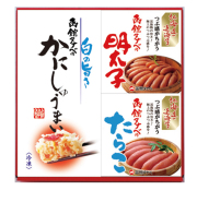 函館タナベ食品　かにしゅうまい・たらこ・明太子セット　【１１４】