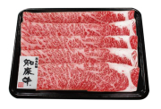【早期割引商品】北海道産　知床牛　すき焼用（肩ロース）　【１２４】