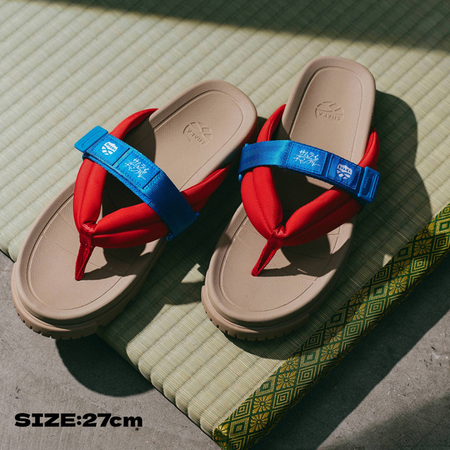 「サムライチャンプルー×SHAKA CAMP BAY PARA BF for SAMURAI CHAMPLOO ” MUGEN” SIZE:27cm」