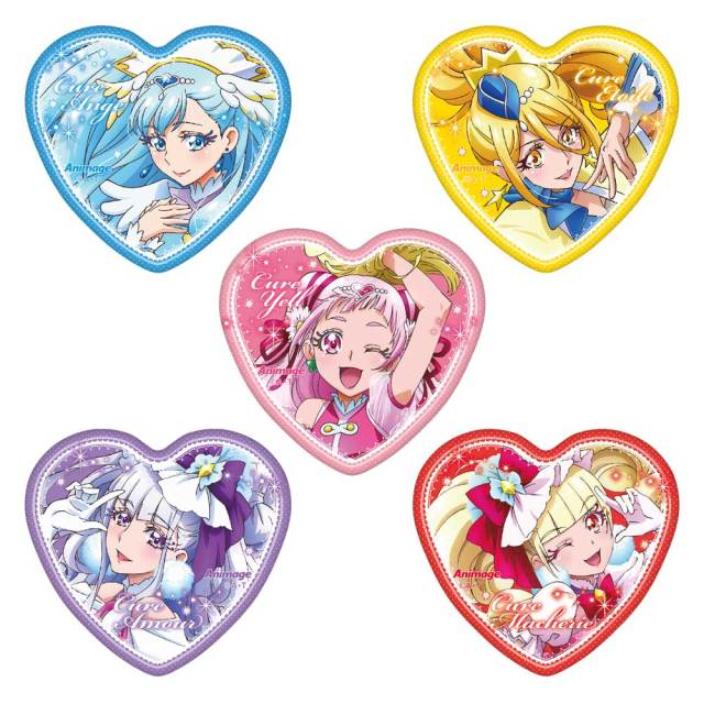 【応募者全員サービス】『HUGっと！プリキュア』ハート型缶バッジセット［消費税・送料込］