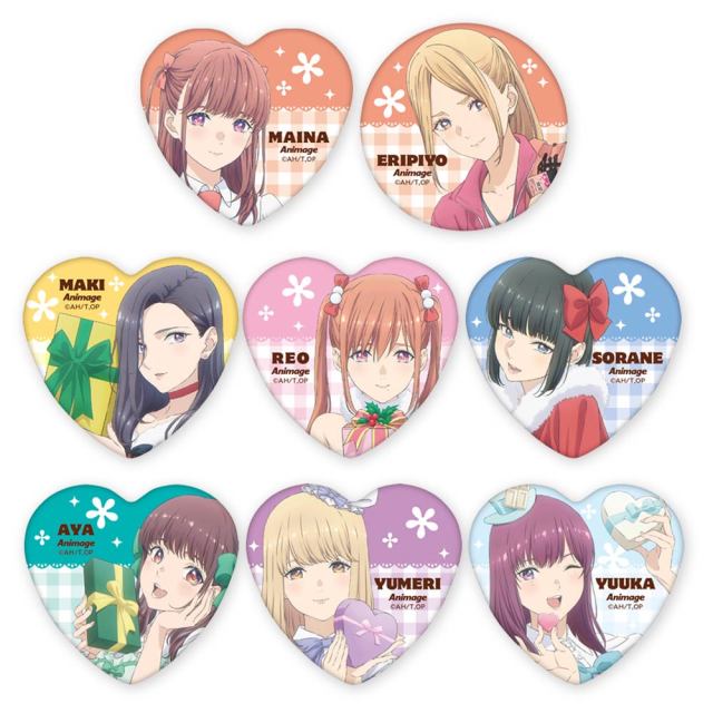 【アニメージュ5月号 応募者全員サービス】『推しが武道館いってくれたら死ぬ』缶バッジセット