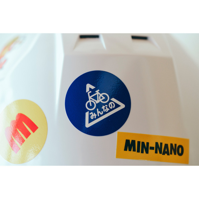 MIN-NANO KAGA HELMET ミンナノ 防災ヘルメット LOGO MIN-NANO × KAGA HELMET 「ミンナノ 防災ヘルメット」 トクマショップ