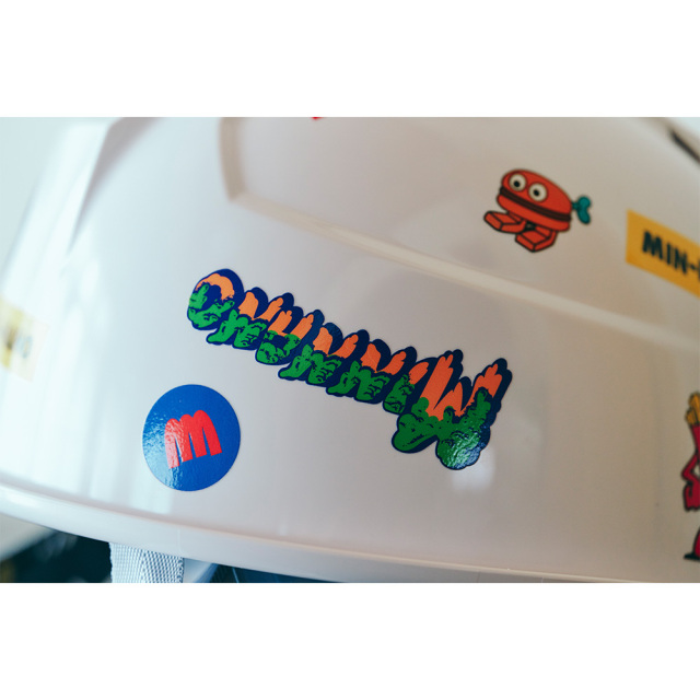 MIN-NANO KAGA HELMET ミンナノ 防災ヘルメット LOGO MIN-NANO × KAGA HELMET 「ミンナノ 防災ヘルメット」 トクマショップ