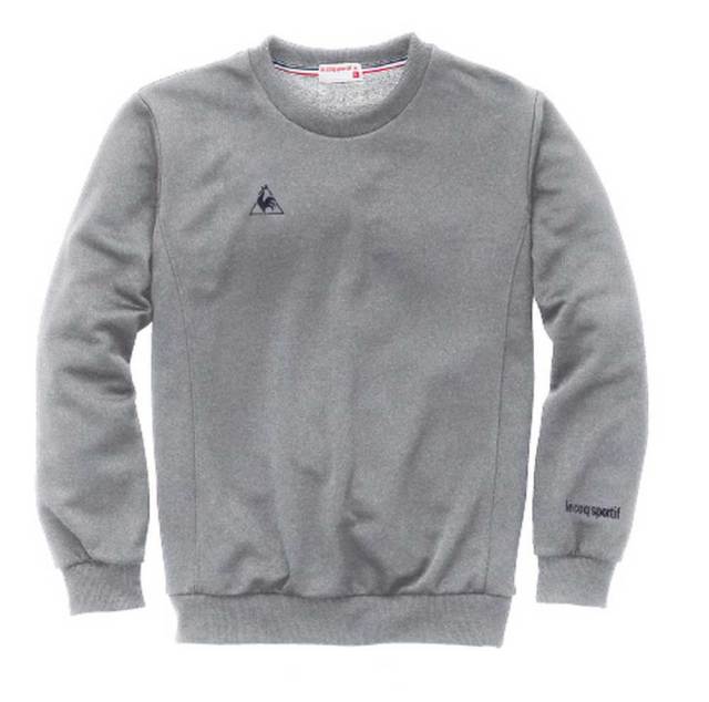 ルコックスポルティフゴルフ　キルティングスウェット　シルバーグレー　極美品　L le coq sportif（ルコック スポルティフ） UZL1015 トレーナー（男女兼用）