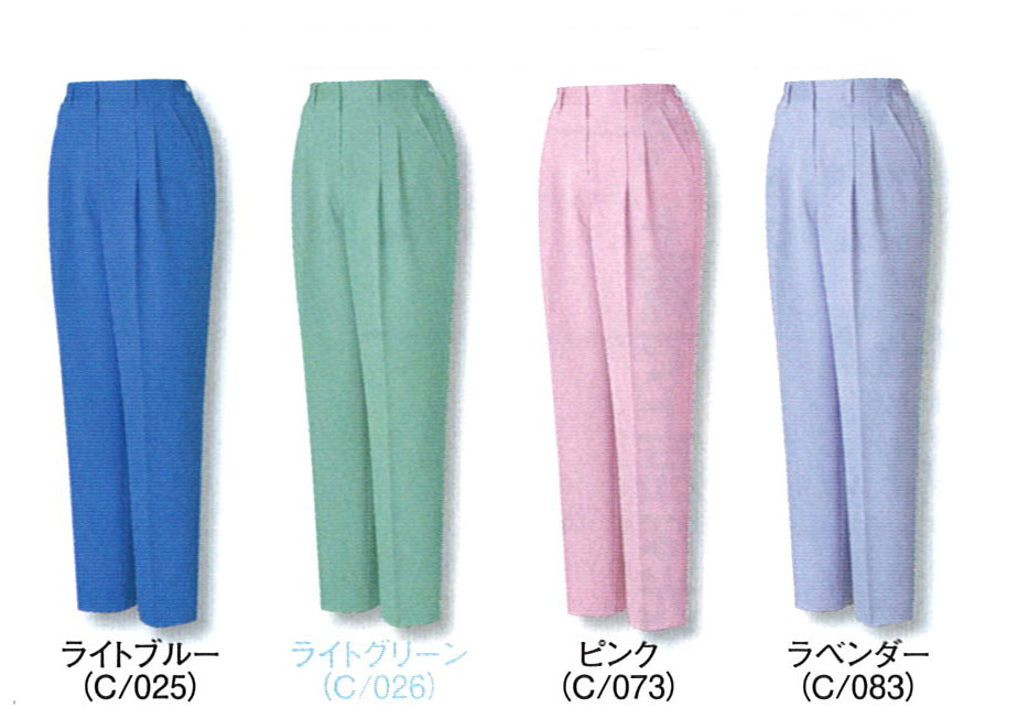 JICHODO（自重堂） 42806エコ製品制電レディースツータックパンツ