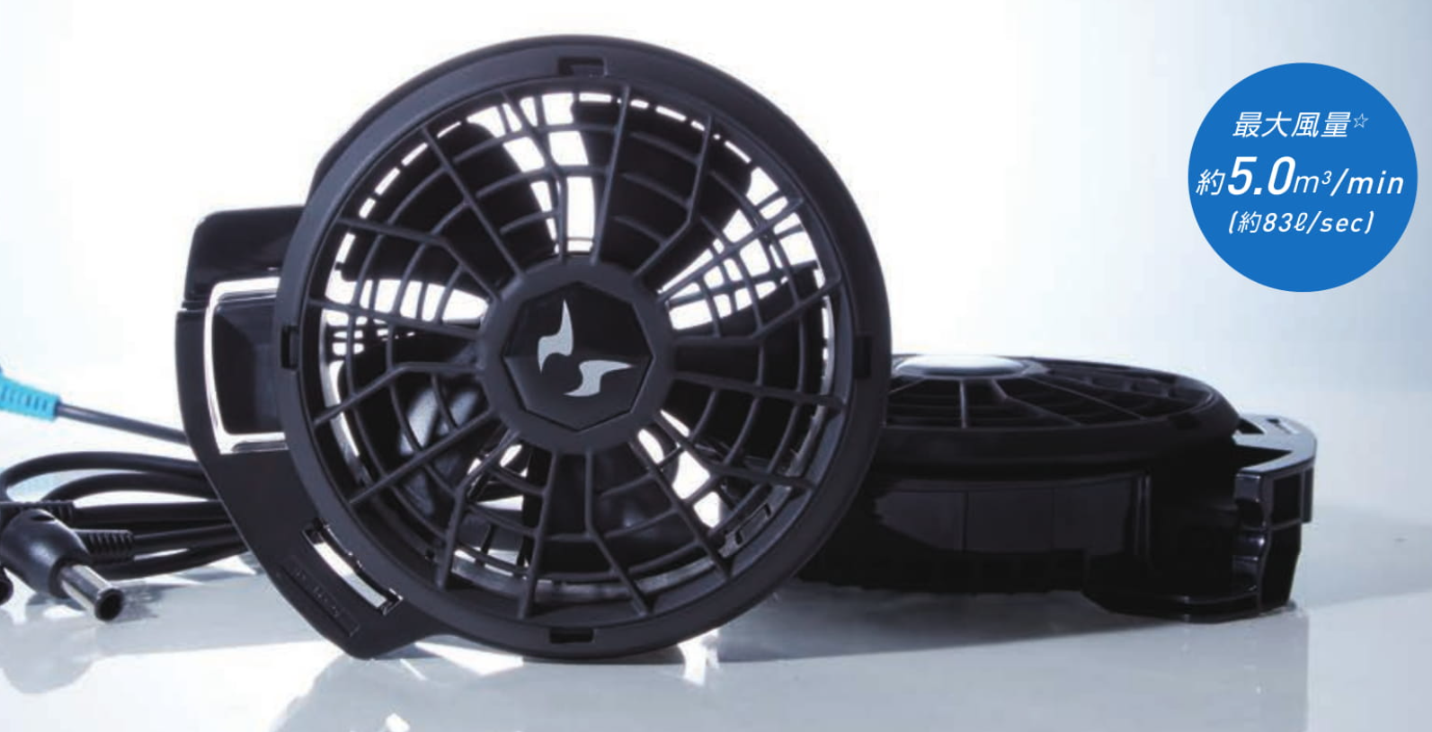 RD9320PH　24V仕様ファンセット（フラットタイプ）　空調風神服