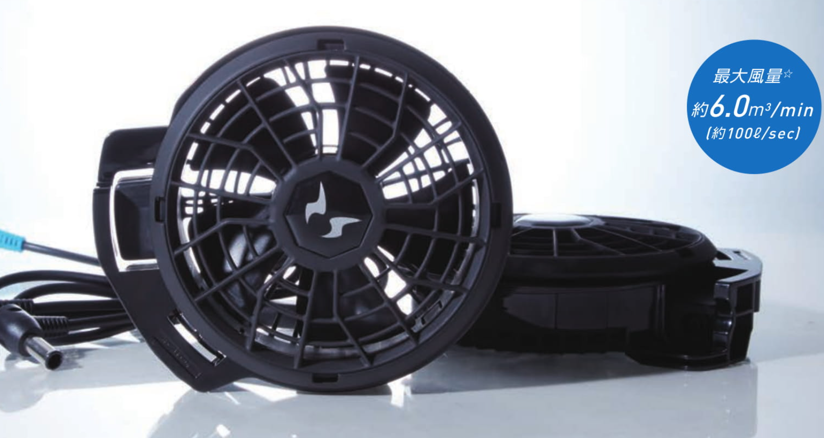 RD9420PH　24V仕様ファンセット（フラットタイプ）　空調風神服