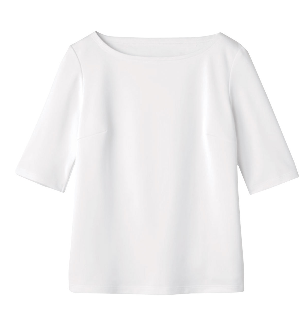 Hanectone（ハネクトーン)　WP321　ポートネック五分袖Tシャツ