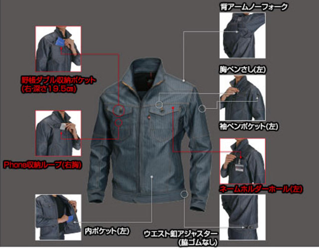 BURTLE（バートル） 1501ジャケット