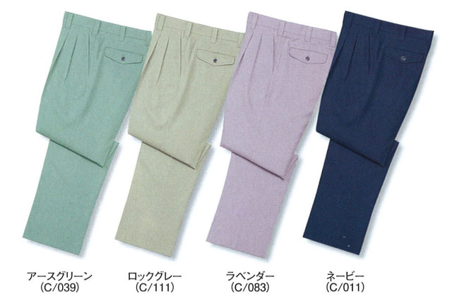 JICHODO（自重堂） 40601ストレッチツータックパンツ