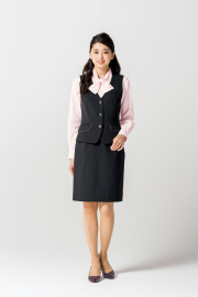 新品タグ付き】ボンマックス 事務服 13号 ベスト Aライン