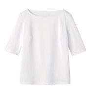 Hanectone（ハネクトーン)　WP321　ポートネック五分袖Tシャツ