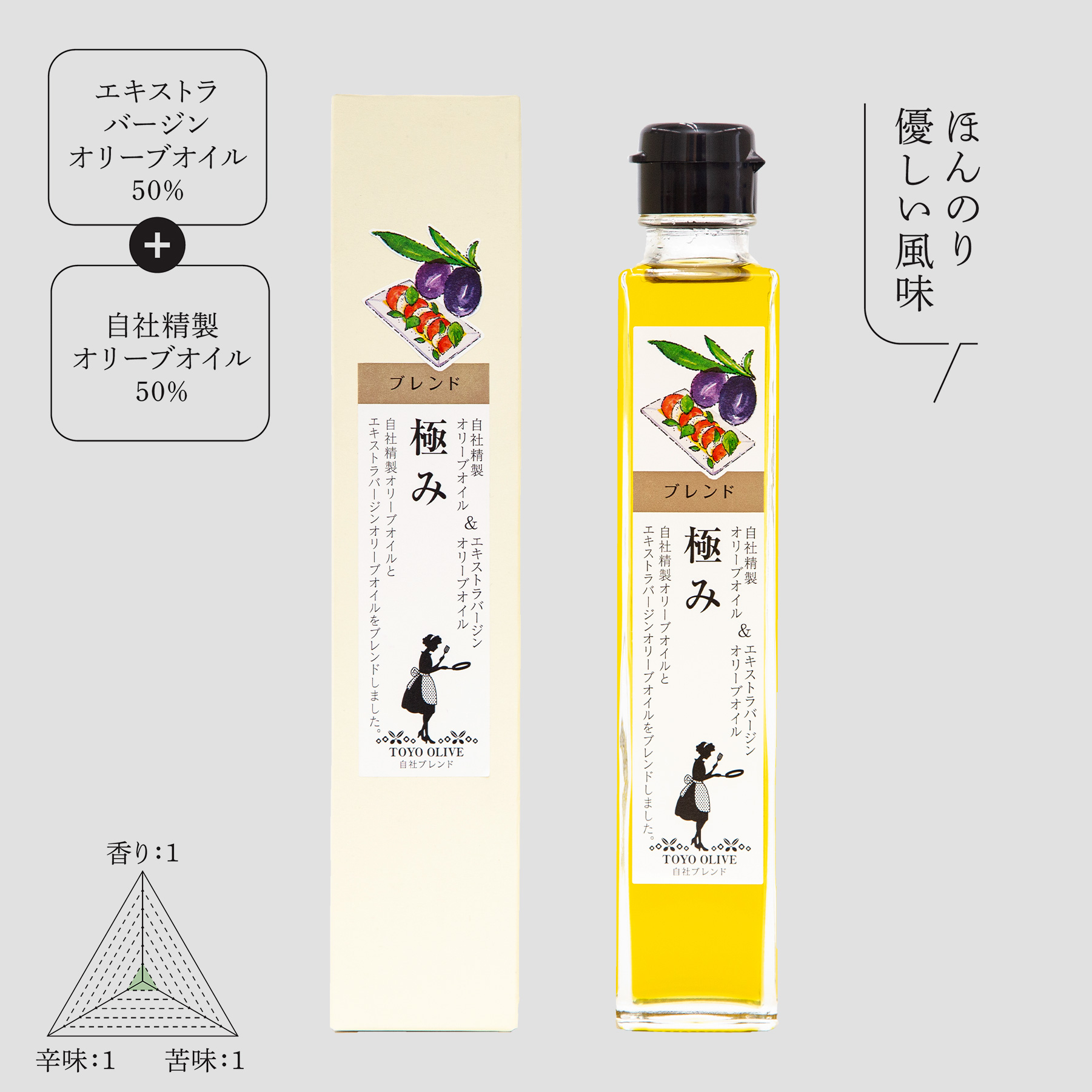 ピュアオリーブオイル[極み] 182g