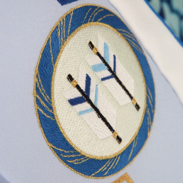 3歳男の子被布着物画像