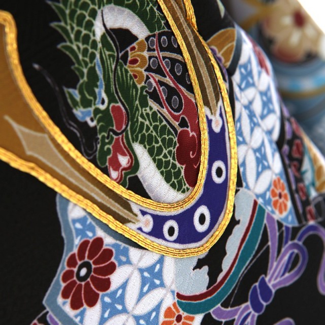 3歳男の子被布着物画像