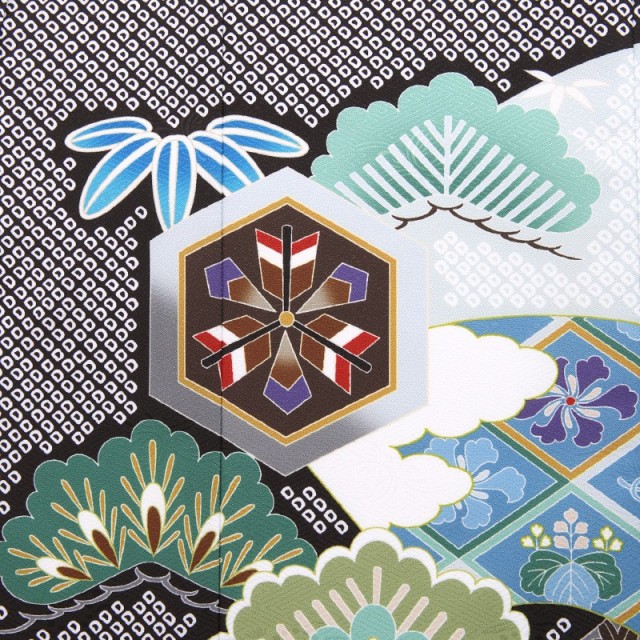 3歳男の子被布着物画像