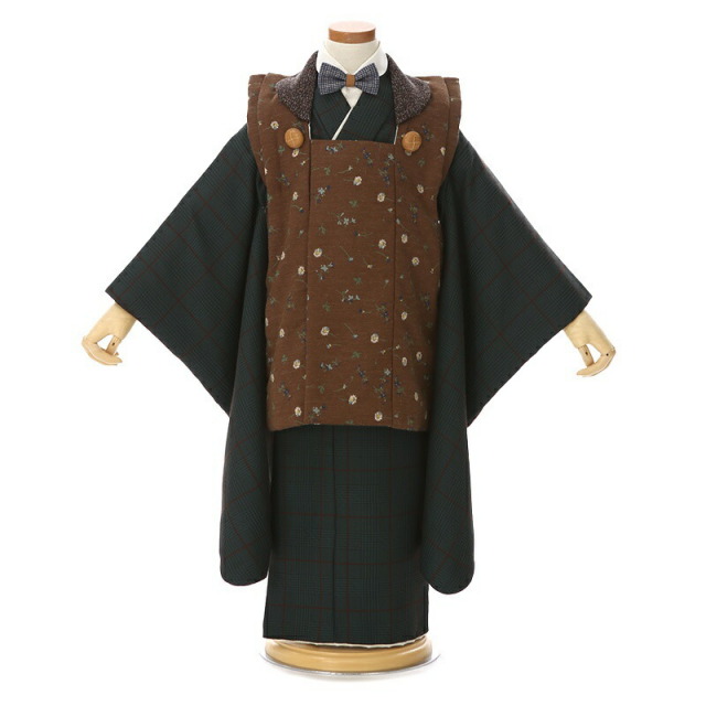 3歳男の子被布着物画像