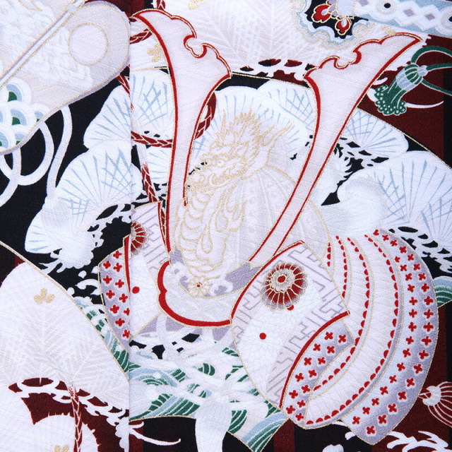 3歳男の子被布着物画像