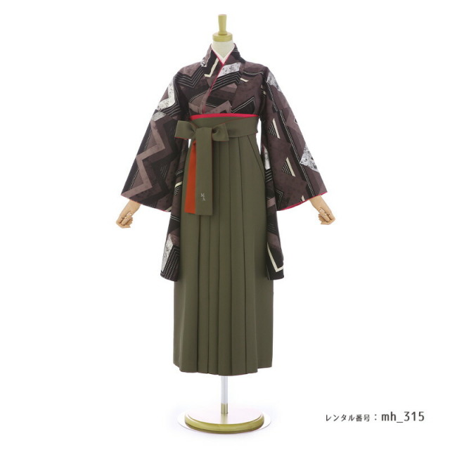 卒業式 袴 レンタル フルセット 女 レトロモダン 小学校卒業 セット