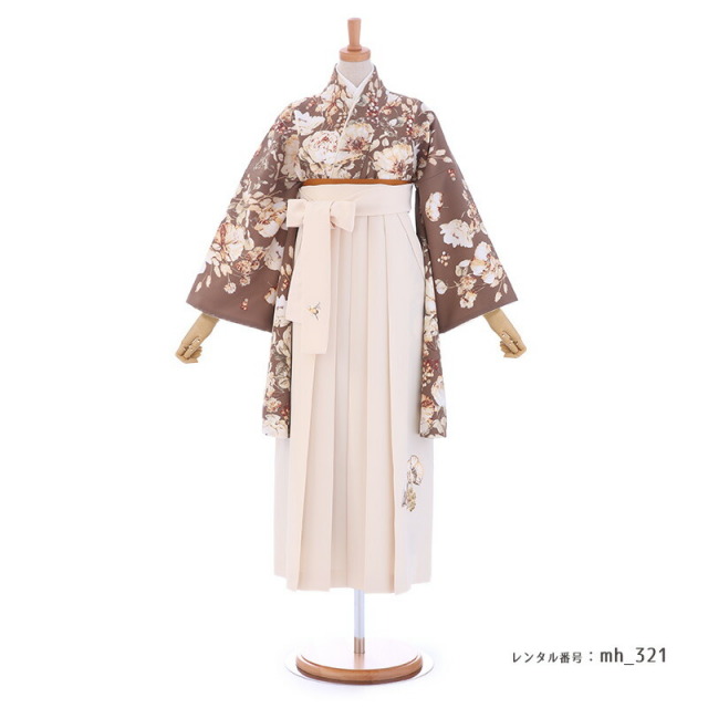 卒業式 袴 レンタル フルセット 女 レトロモダン 小学校卒業 セット