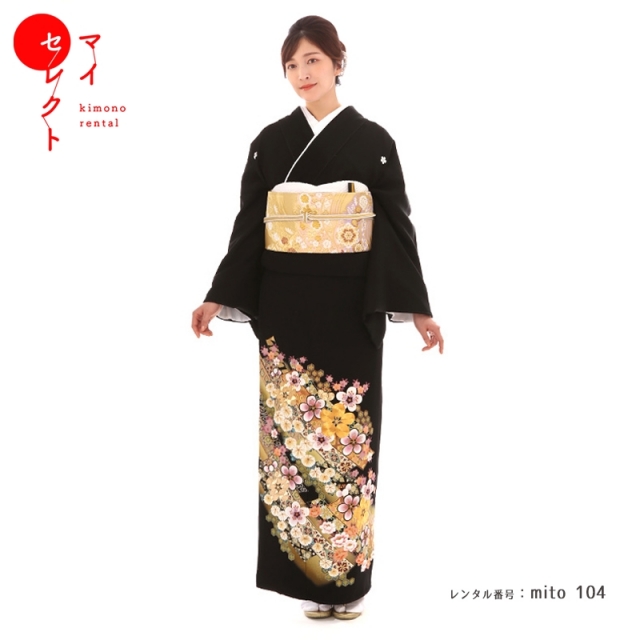 N-130　熨斗に吉祥花／ mito_104