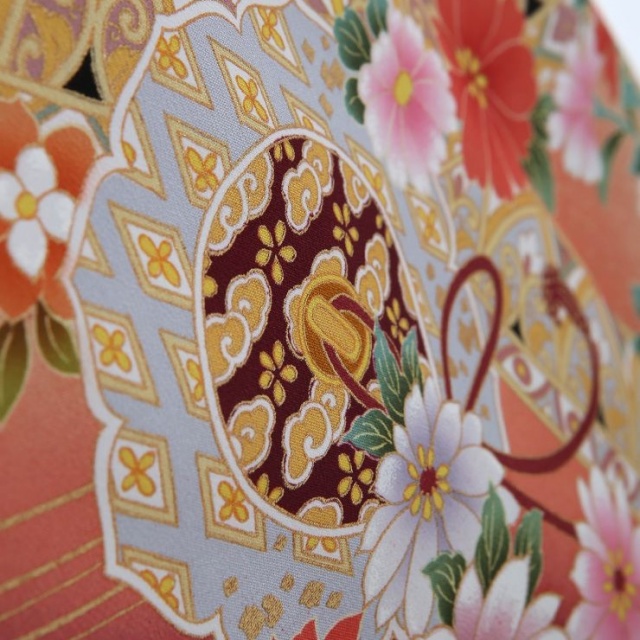 鳳凰模様 高級袋帯 おも 落款 名品 目綴正倉院丸文 