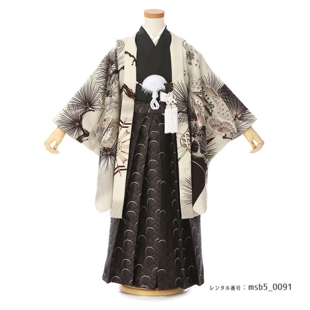 5歳男の子袴着物画像