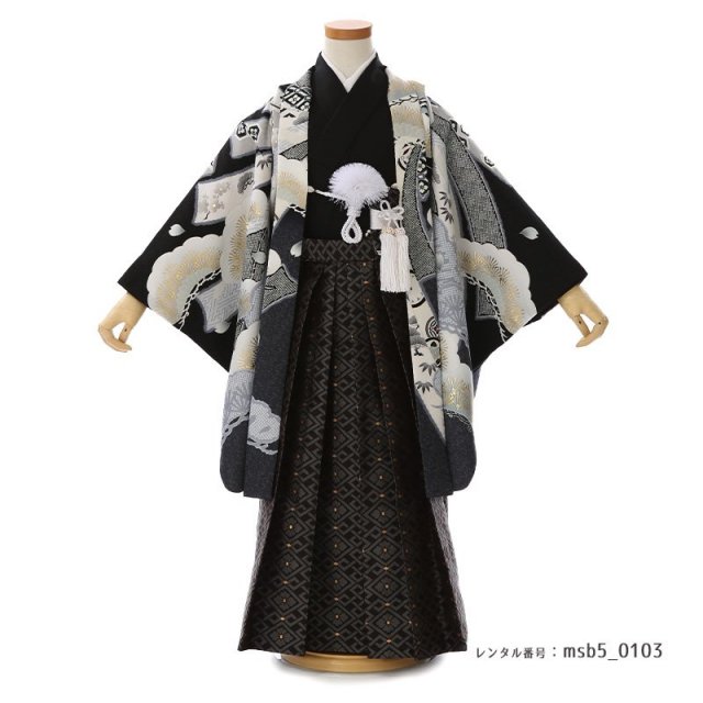 5歳男の子袴着物画像