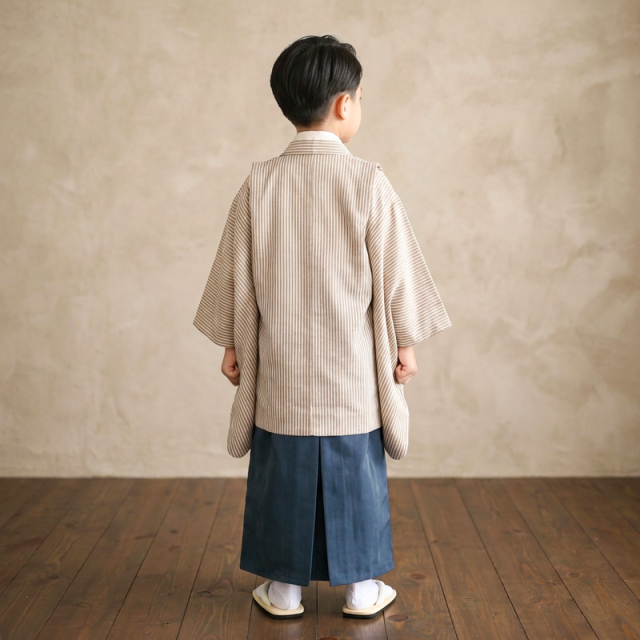 5歳男の子袴レンタル着物モデル画像