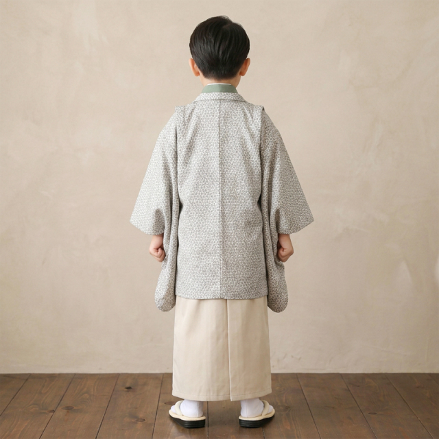 5歳男の子着物モデル画像