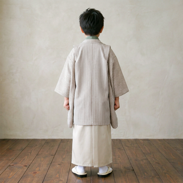 5歳男の子着物モデル画像