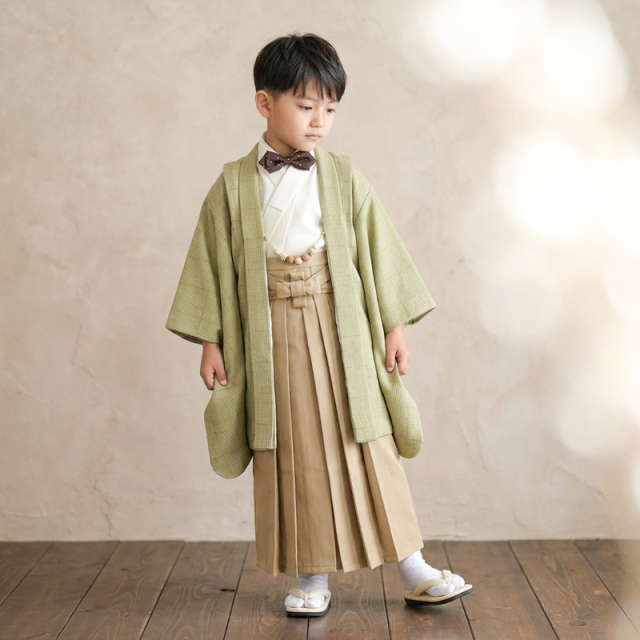 5歳男の子着物モデル画像