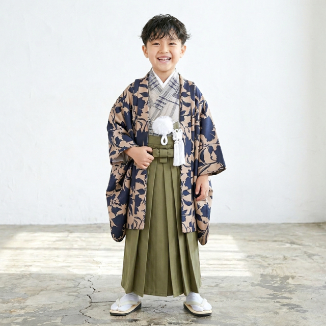 5歳男の子着物モデル画像