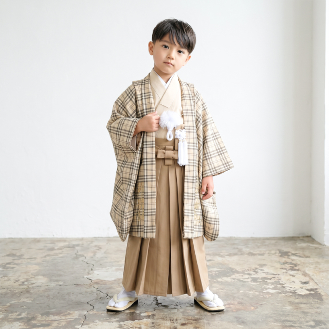 5歳男の子着物モデル画像