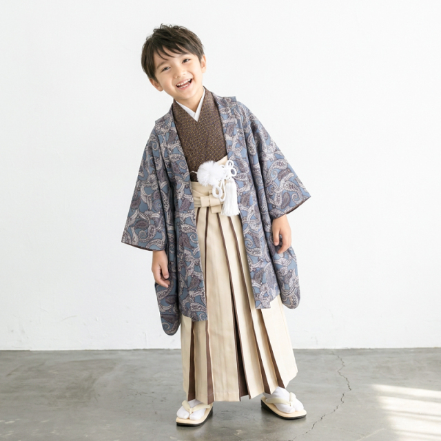 5歳男の子着物モデル画像