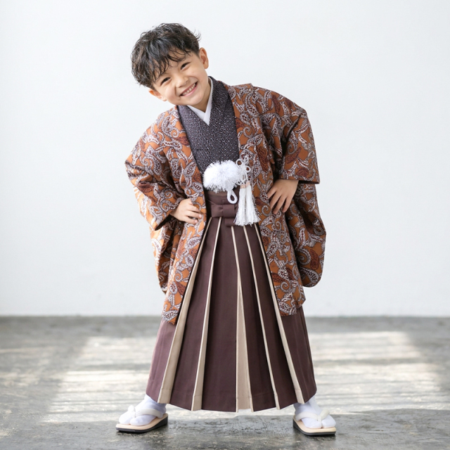 5歳男の子着物モデル画像