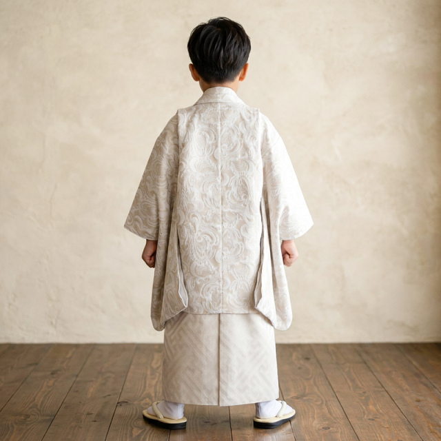 5歳男の子着物モデル画像
