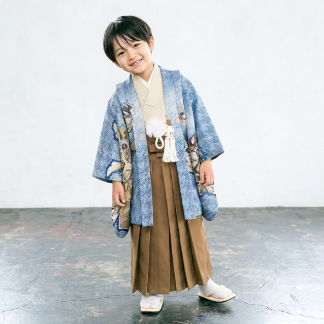 5歳男の子着物モデル画像