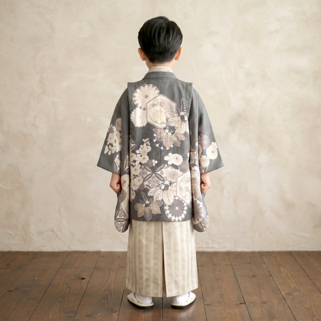 5歳男の子着物画像