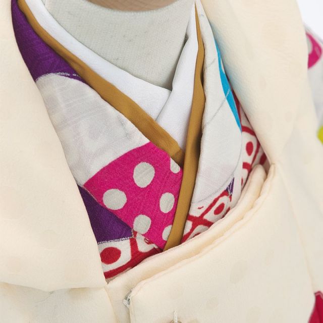 3歳女の子被布着物画像