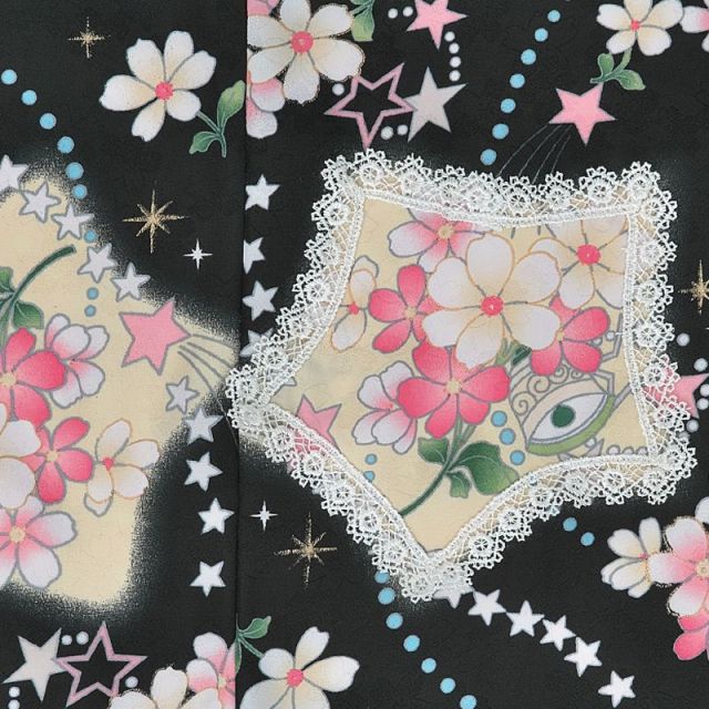 3歳女の子被布着物画像