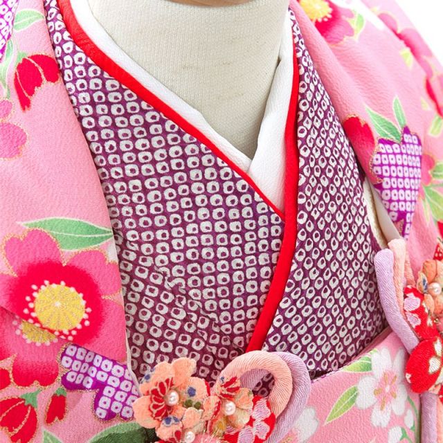 3歳女の子被布着物画像