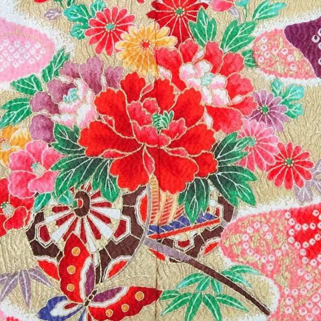 3歳女の子被布着物画像