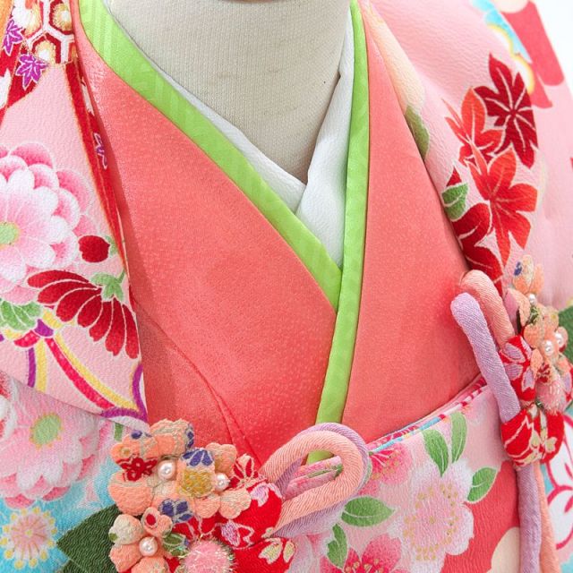 3歳女の子被布着物画像