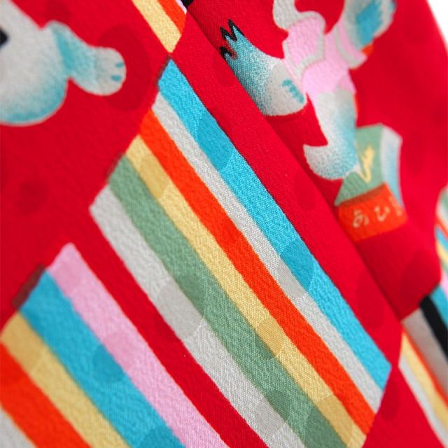 3歳女の子被布着物画像