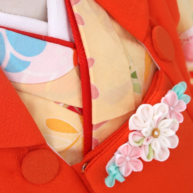 3歳女の子被布着物画像