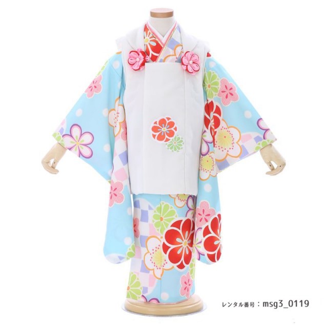 3歳女の子被布着物画像