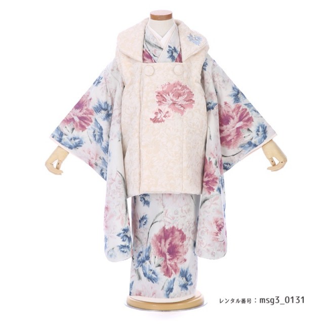 3歳女の子被布着物画像